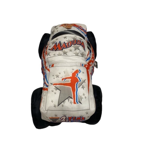 Monster Jam Plush Madusa Truck 10" Toy Retired 2000s Red White Blue - Picture 3 of 7